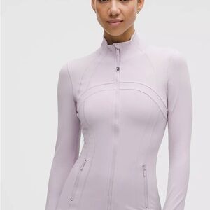 Lululemon Define Jacket Nulu. Color: faint lavender. Size: 2. Mint condition.